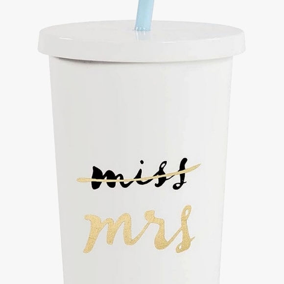 Kate Spade Miss to Mrs Tumbler - Picture 3 of 10